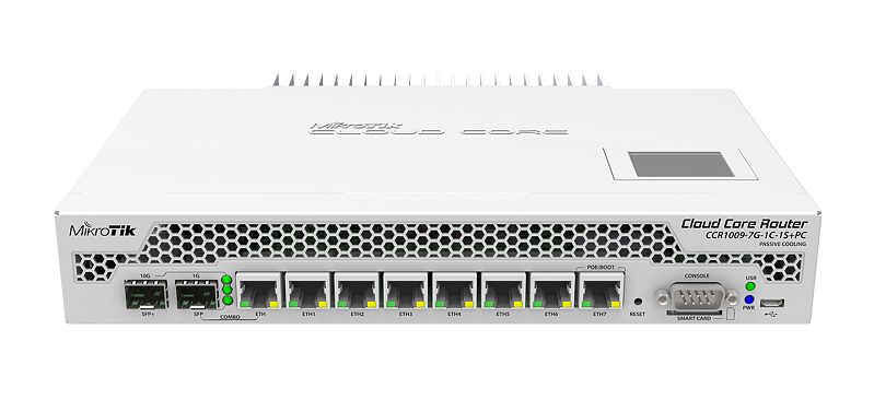 MikroTik CCR1009-7G-1C-1S+PC