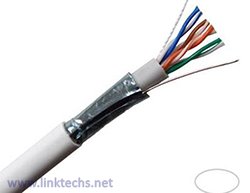 C5CMXT-107WH- CAT5E Bulk Cable - Shielded, (F/UTP), UV/LSZH Outdoor Jacket  - White