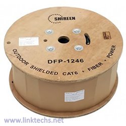 DFP-1246 Data Fiber Power Composite Cable 500'