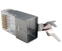 Shielded RJ45 Connector for CAT6, CAT6A Solid and Stranded Cable