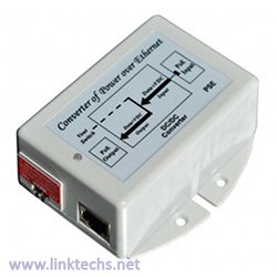 TP-POE-1224- 802.3af to 12/24V POE Converter